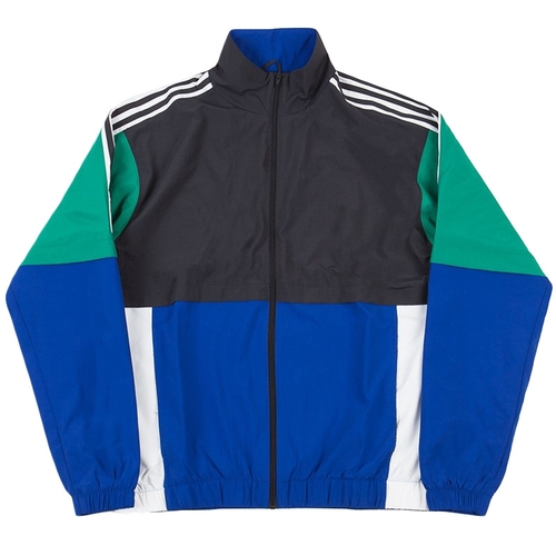 Adidas Jacket Standard 20 Carbon/Royal/Green [Size: Mens Small]