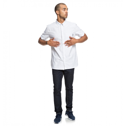 DC Shirt The Oxford Glacier Grey [Size: Mens Large]