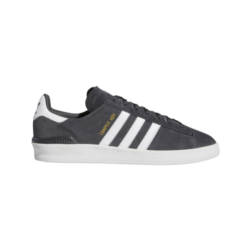 Adidas Campus Grey/White/Gold [Size: Mens US 9 / UK 8]