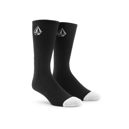 Volcom Youth Socks Full Stone 3pk Black US 2-5