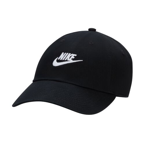 Nike Hat Club Cap Unstructured Futura Wash Black/White Size M/L