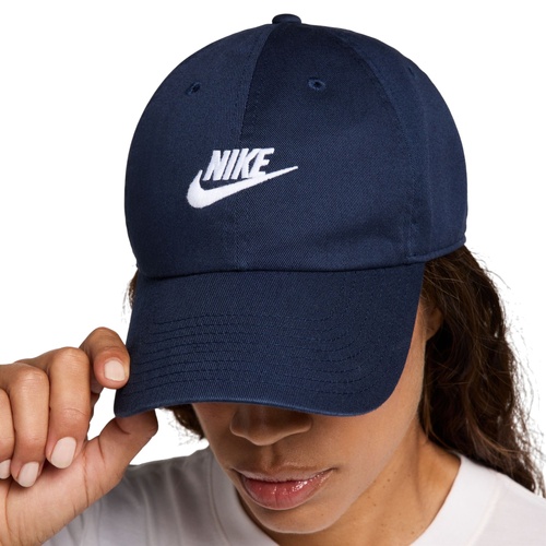 Nike Hat Club Cap Unstructured Futura Wash Obsidian/White Size M/L