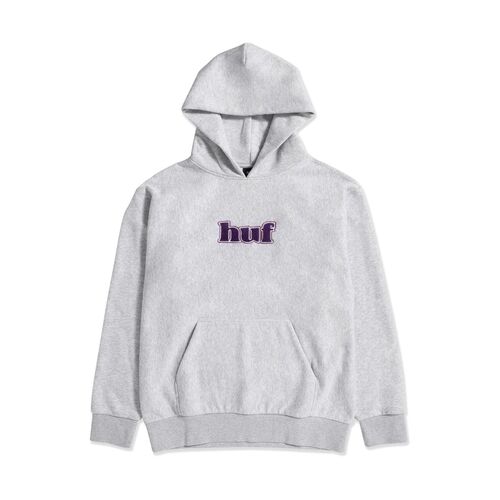 Huf Jumper Madison Heavyweight Pullover Hood Heather Grey [Size: Mens Medium]