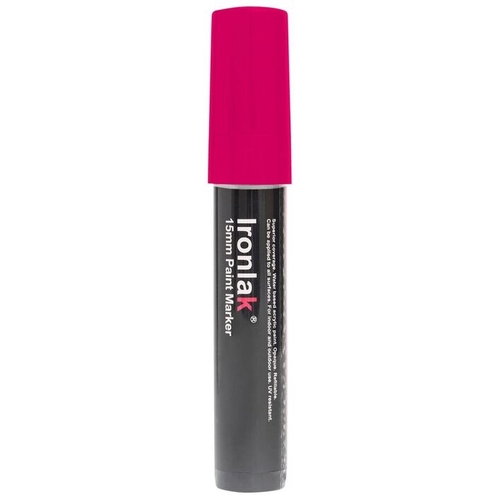 Ironlak Marker Paint Pump Action 15mm Fluro Pink