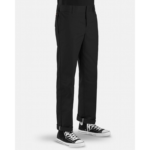Dickies Pants Slim Fit Straight Leg 873 Flex Black [Size: 28]