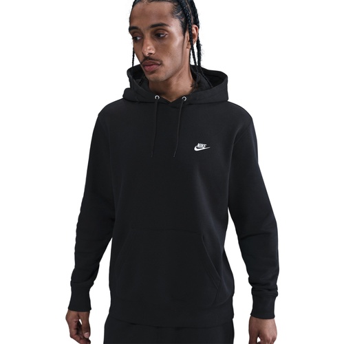Nike Jumper Basic Club Pullover Hood Black [Size: Mens Small] [Colour: Black]