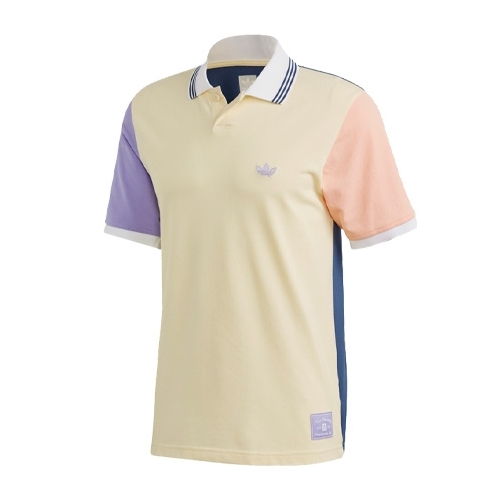 Adidas Tee Nora Polo Mist Sun/Glow Pink/Purple [Size: Mens Small]