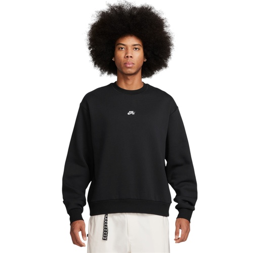 Nike SB Jumper Crew Fleece Essential Logo Black/White [Size: Mens Medium] [Colour: Black]