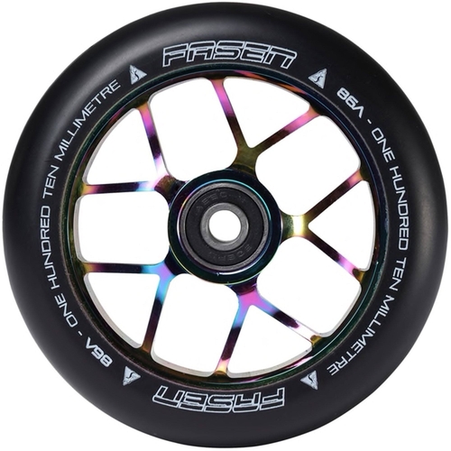 Fasen Scooter Wheel Jet Oil Slick/Black 110mm 86A