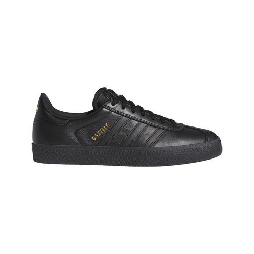 Adidas Gazelle ADV Leather Black/Black/Gold [Size: Mens US 7 / UK 6]