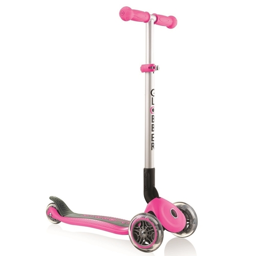 Globber Scooter 3 Wheel Primo Foldable Deep Pink