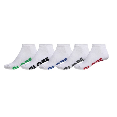 Globe Socks Large Stealth Ankle 5pk US 12-15