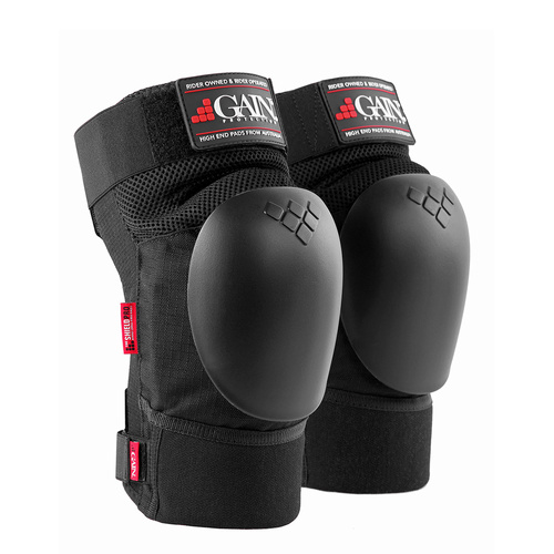 GAIN Protection THE SHIELD Pro Knee Pads Black [Size: Mens XX Small] [Colour: Black]