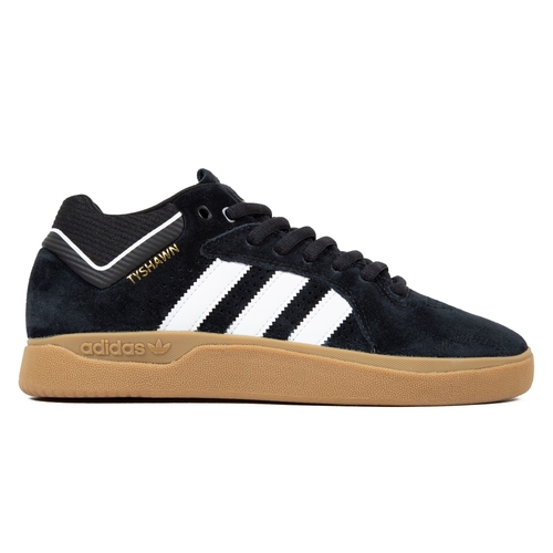 Adidas Tyshawn Black/White/Gold/Gum [Size: Mens US 9 / UK 8]