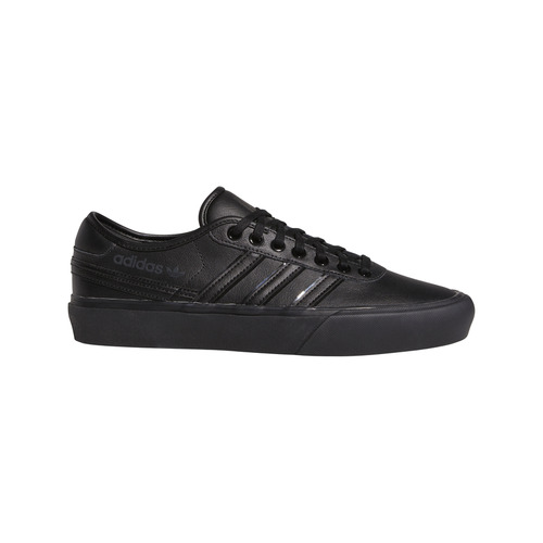 Adidas Delpala CL Leather Black/Black/Grey Six [Size: Mens US 4 / UK 3]