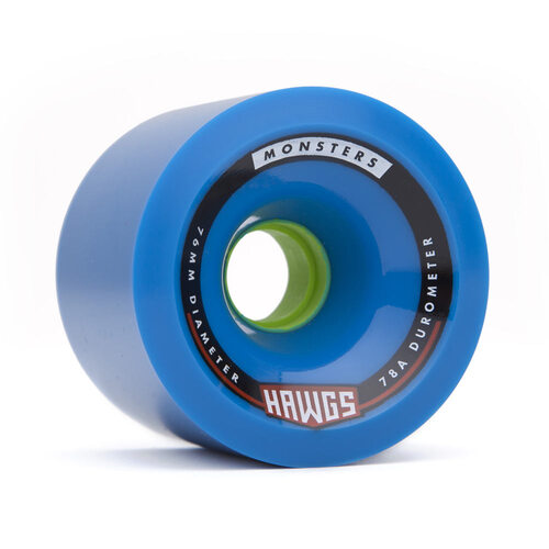 Landyachtz Wheels Monster Hawgs Blue 76mm 78a