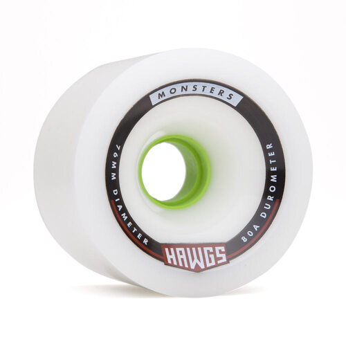 Landyachtz Wheels Monster Hawgs White 76mm 80a