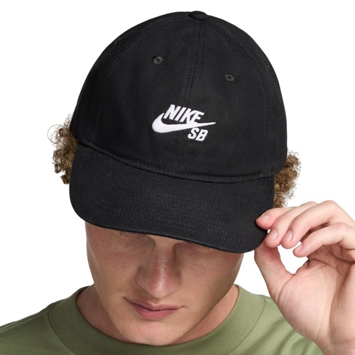 Nike Hat Club Cap Unstructured Skate Black/White Size M/L