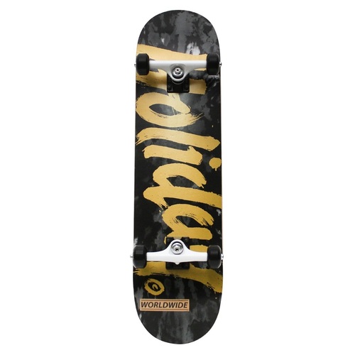 Holiday Complete Tie Dye Logo Black/Gold 8.25 Inch Width