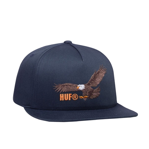 Huf Hat Wing Span Snapback Dark Navy