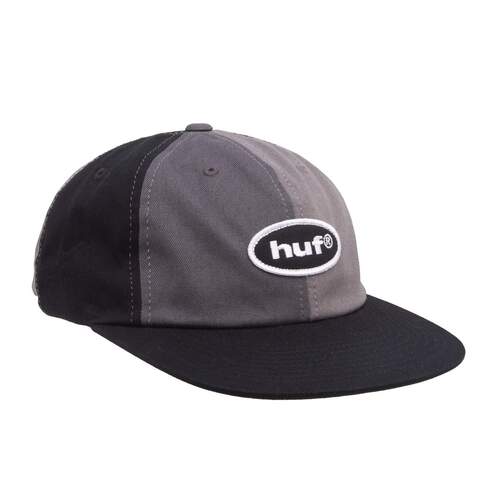 Huf hat 99 Logo 6 Panel Black/Grey