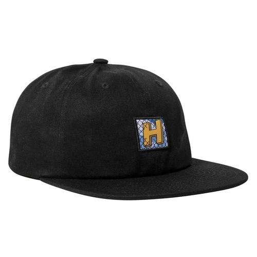 Huf Hat Tresspass 6 Panel Strapback Black