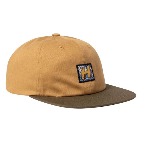 Huf Hat Tresspass 6 Panel Strapback Gold