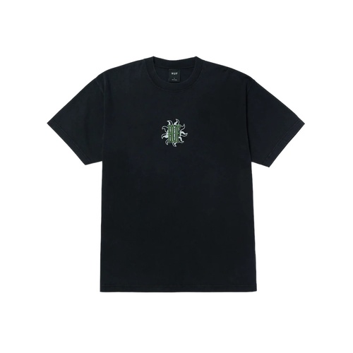 Huf Tee Apollo Washed Black [Size: Mens Medium] [Colour: Black]
