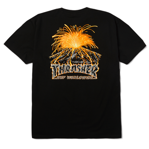 Huf Tee Meltdown Black [Size: Mens Medium] [Colour: Black]