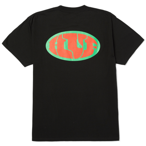 Huf Tee Warped Black [Size: Mens Medium] [Colour: Black]