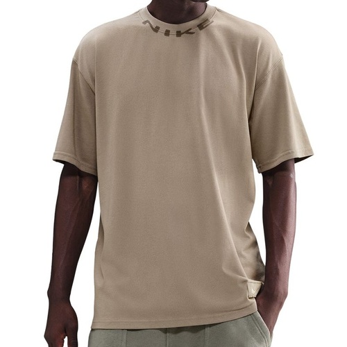 Nike Tee Collar Print Khaki [Size: Mens Medium] [Colour: Khaki]