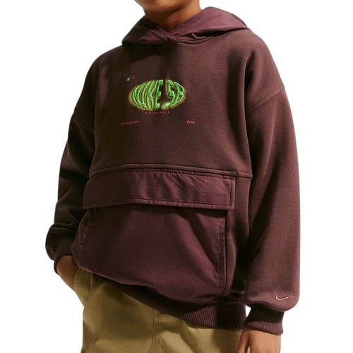 Nike SB Youth Jumper GFX Pullover Light Chocolate [Size: Youth 8] [Colour: Brown]
