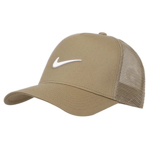 Nike SB Hat Rise Swoosh Trucker Cap M/L Beige