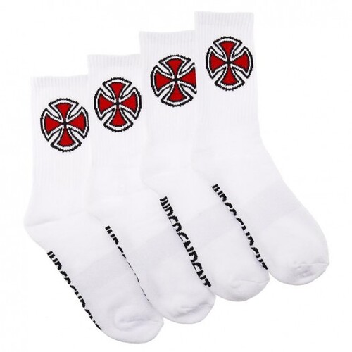 Independent Socks OG Cross 4pk White