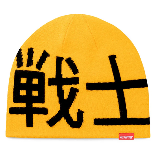 Ichpig Beanie Warrior Reversible Skully Yellow