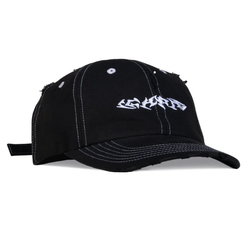 Ichpig Hat Razor Dad Cap Washed Black