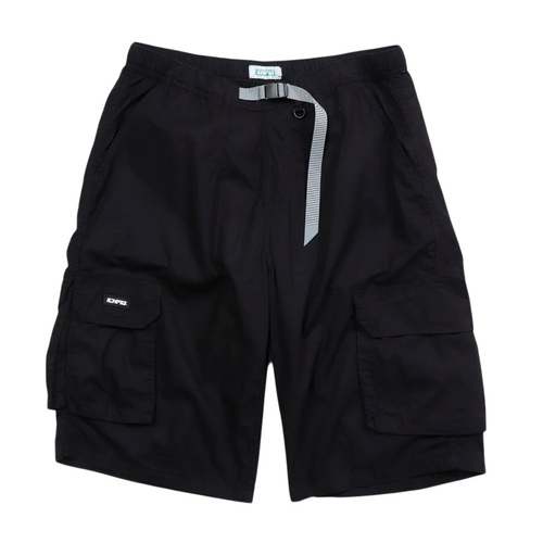 Ichpig Shorts Cargo 3/4 Black [Size: Mens Small] [Colour: Black]