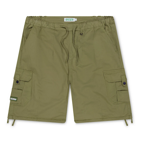 Ichpig Shorts Para Cargo Washed Olive [Size: Mens Small] [Colour: Green]
