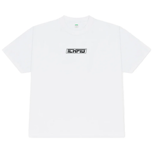 Ichpig Tee Strike Logo White/Black [Size: Mens Small] [Colour: White]