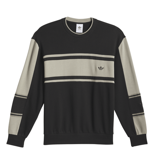 Adidas Skateboarding Jumper Classic Crew Sweater Black/Putty Beige [Size: Mens Medium] [Colour: Black]
