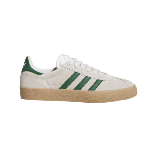 Adidas Gazelle ADV Crystal White/White/Gum [Size: US 10] [Colour: White]