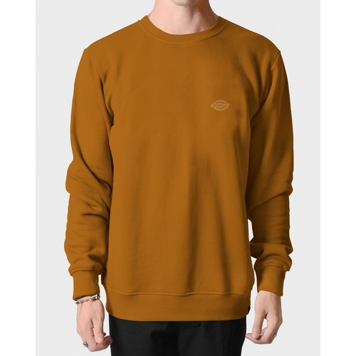 Dickies Jumper Crew Yale Brown Duck [Size: Mens Small]