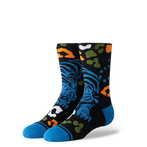 Stance Youth Socks Leo Tigre Black US 3-5.5