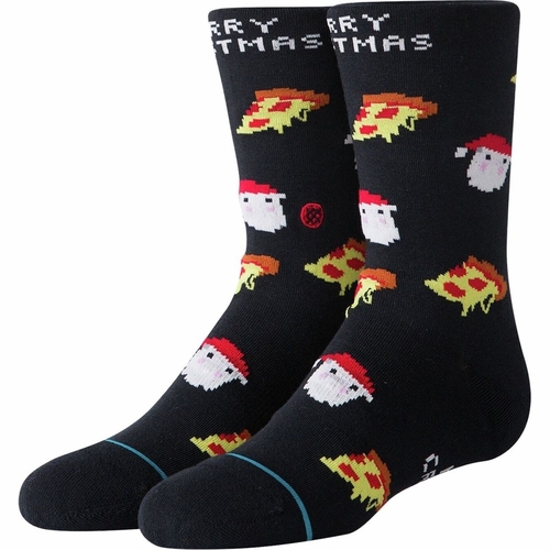 Stance Youth Socks Merry Crustmas Black US 2-5