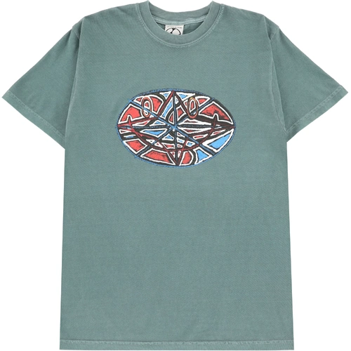 Limosine Tee Life Is Good Pigment Dyed Blue Spruce [Size: Mens Medium] [Colour: Green]