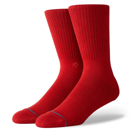 Stance Socks Icon Athletic Red US 9-13