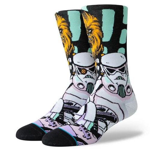 Stance Socks Star Wars Warped Chewbacca Black US 9-12
