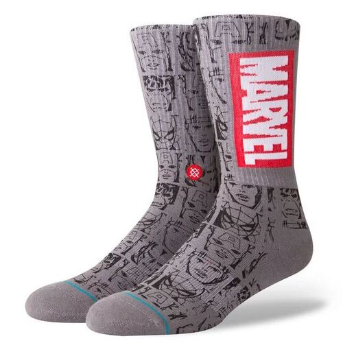 Stance Socks Marvel Icons Grey US 9-12