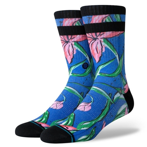 Stance Socks Waipoua Blue Mens US 9-12