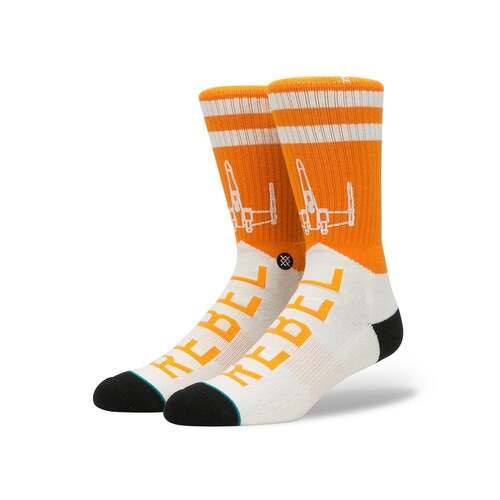 Stance Socks Star Wars Varsity Rebel Orange US 9-12
